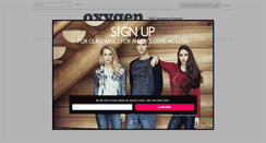 Desktop Screenshot of oxygencollections.com